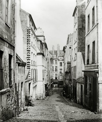 Rue du Bon-Puits, from the Rue Traversine, Paris, 1858-78 by Charles Marville